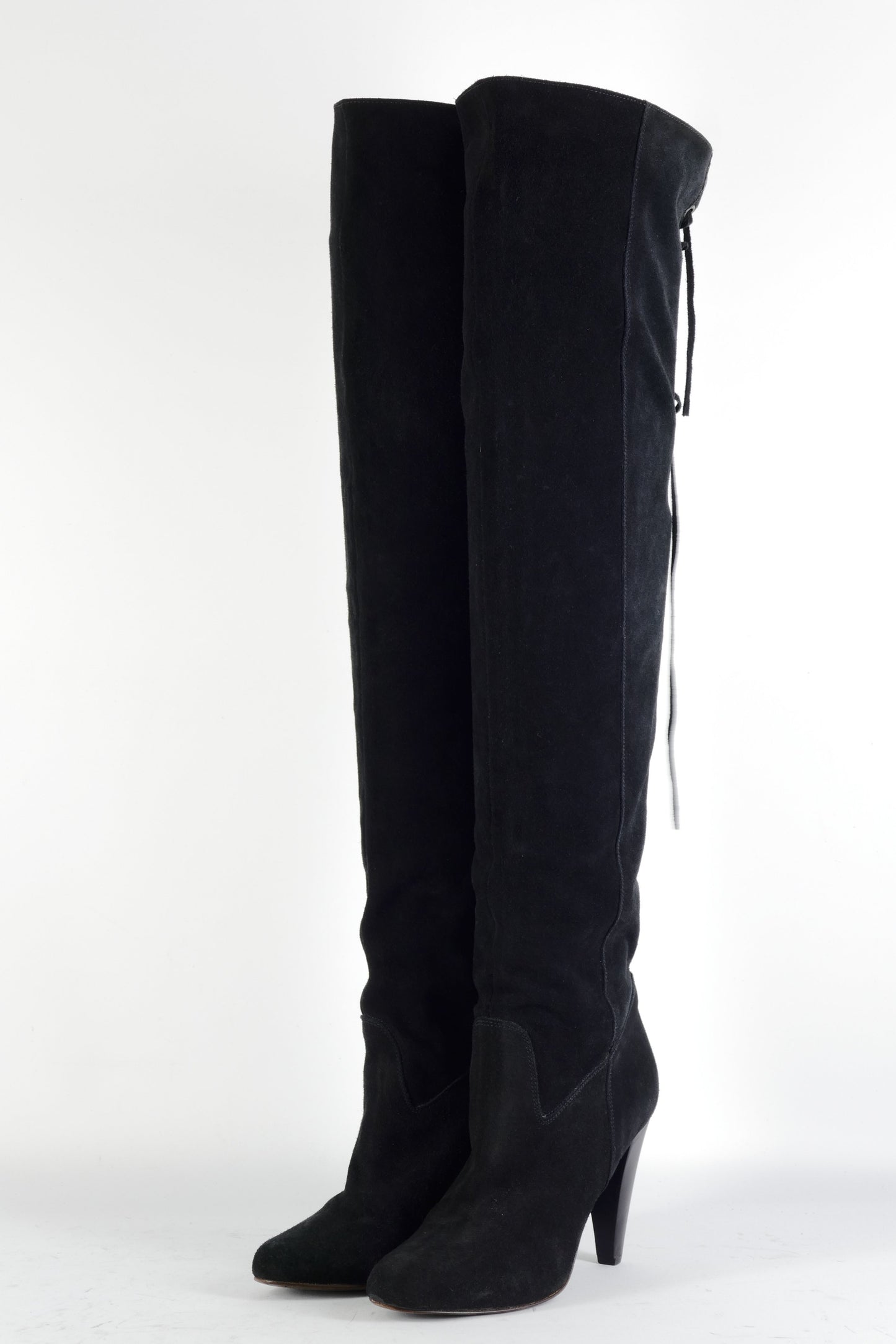 BUUTS Maje Overknees Wildleder schwarz 224113-2