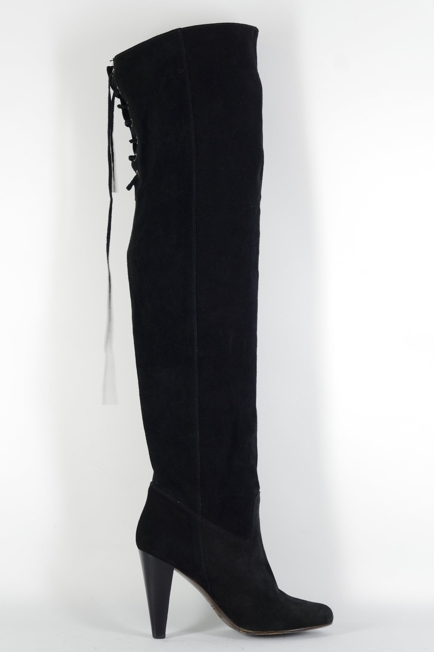 BUUTS Maje Overknees Wildleder schwarz 224113-3
