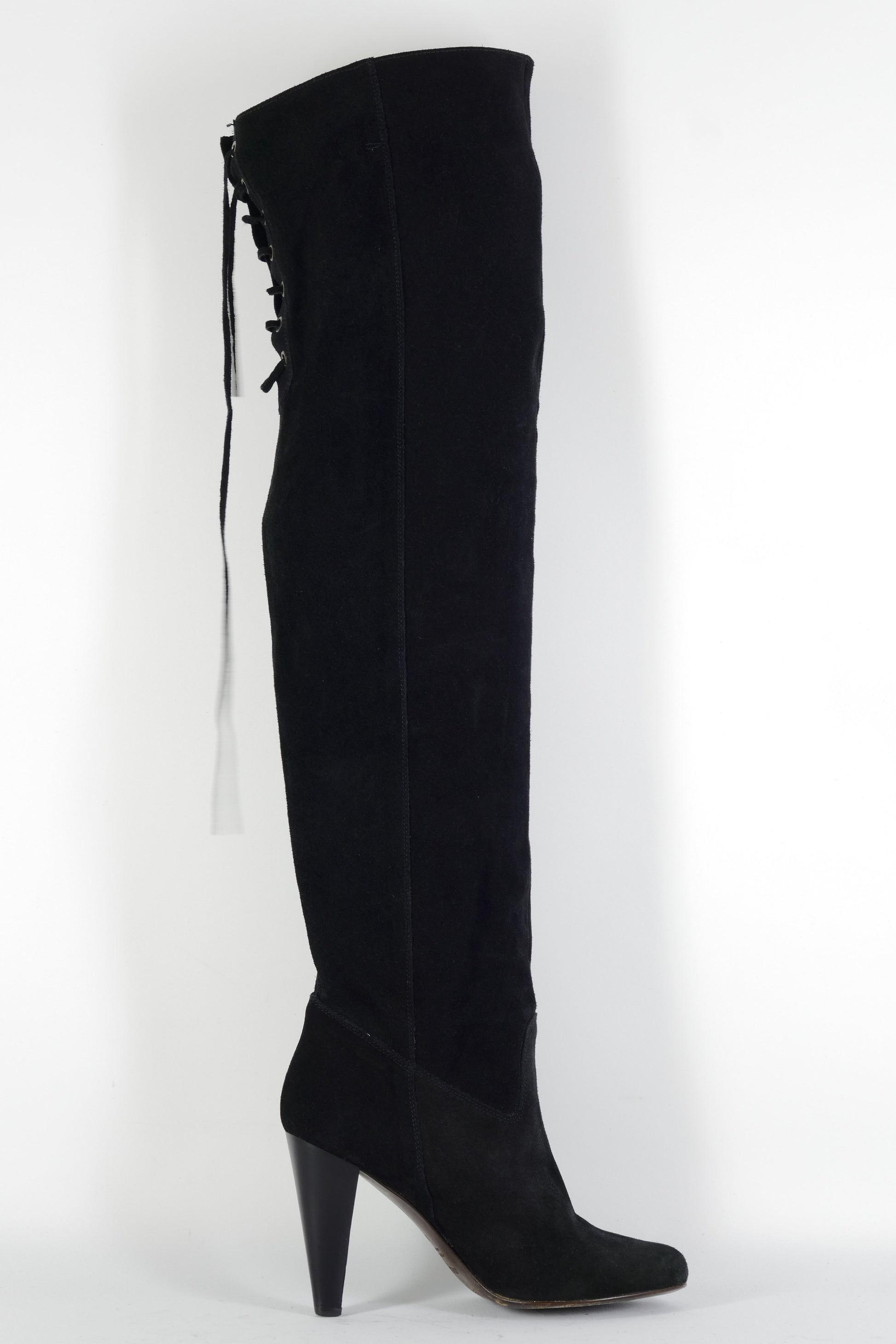 BUUTS Maje Overknees Wildleder schwarz 224113-3