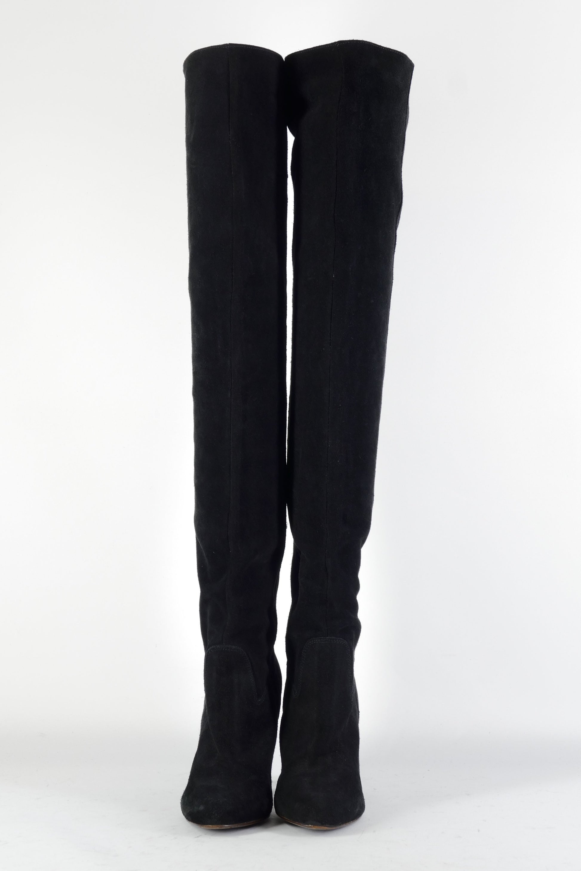 BUUTS Maje Overknees Wildleder schwarz 224113-4