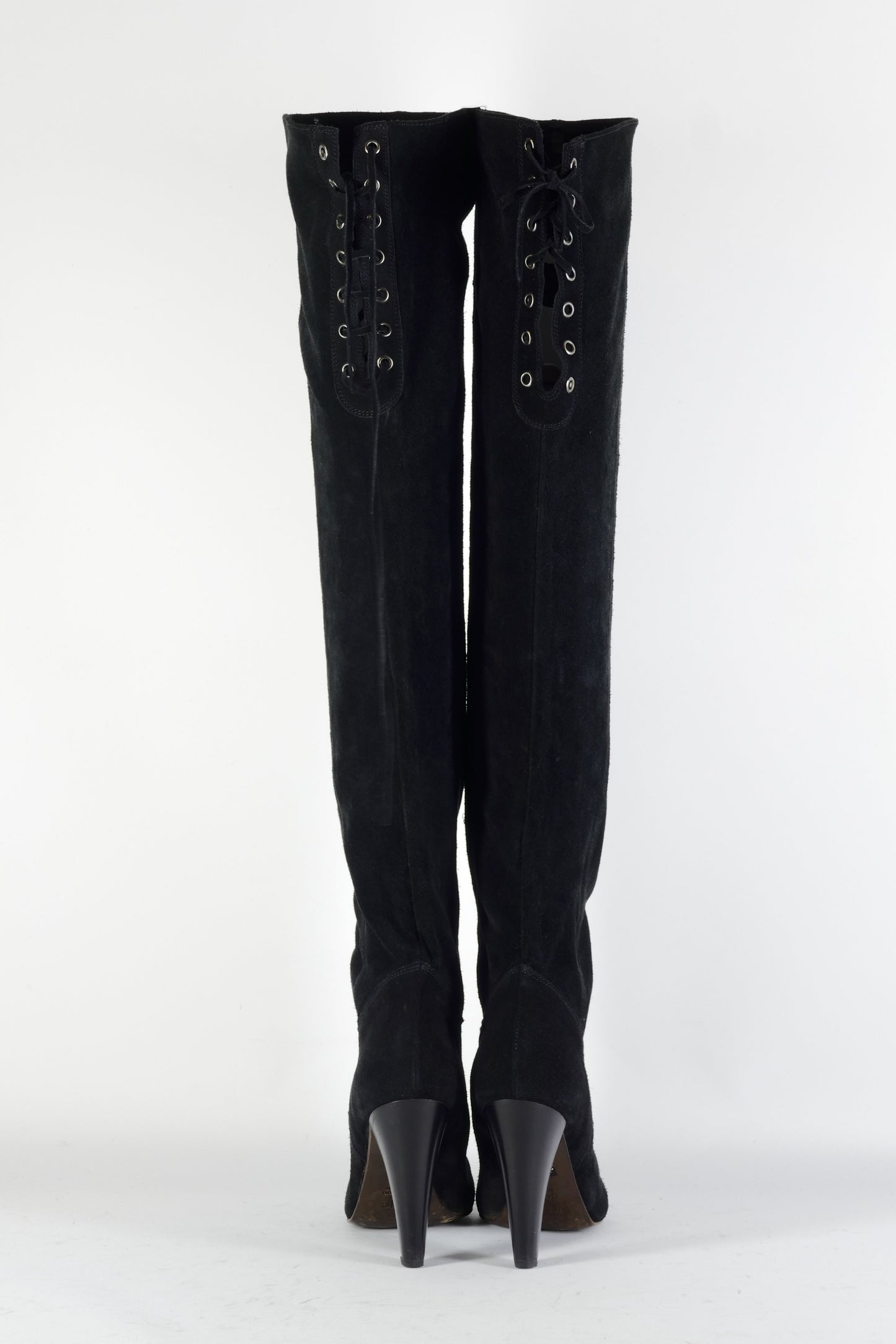 BUUTS Maje Overknees Wildleder schwarz 224113-5