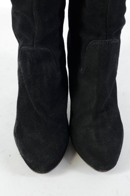 BUUTS Maje Overknees Wildleder schwarz 224113-7