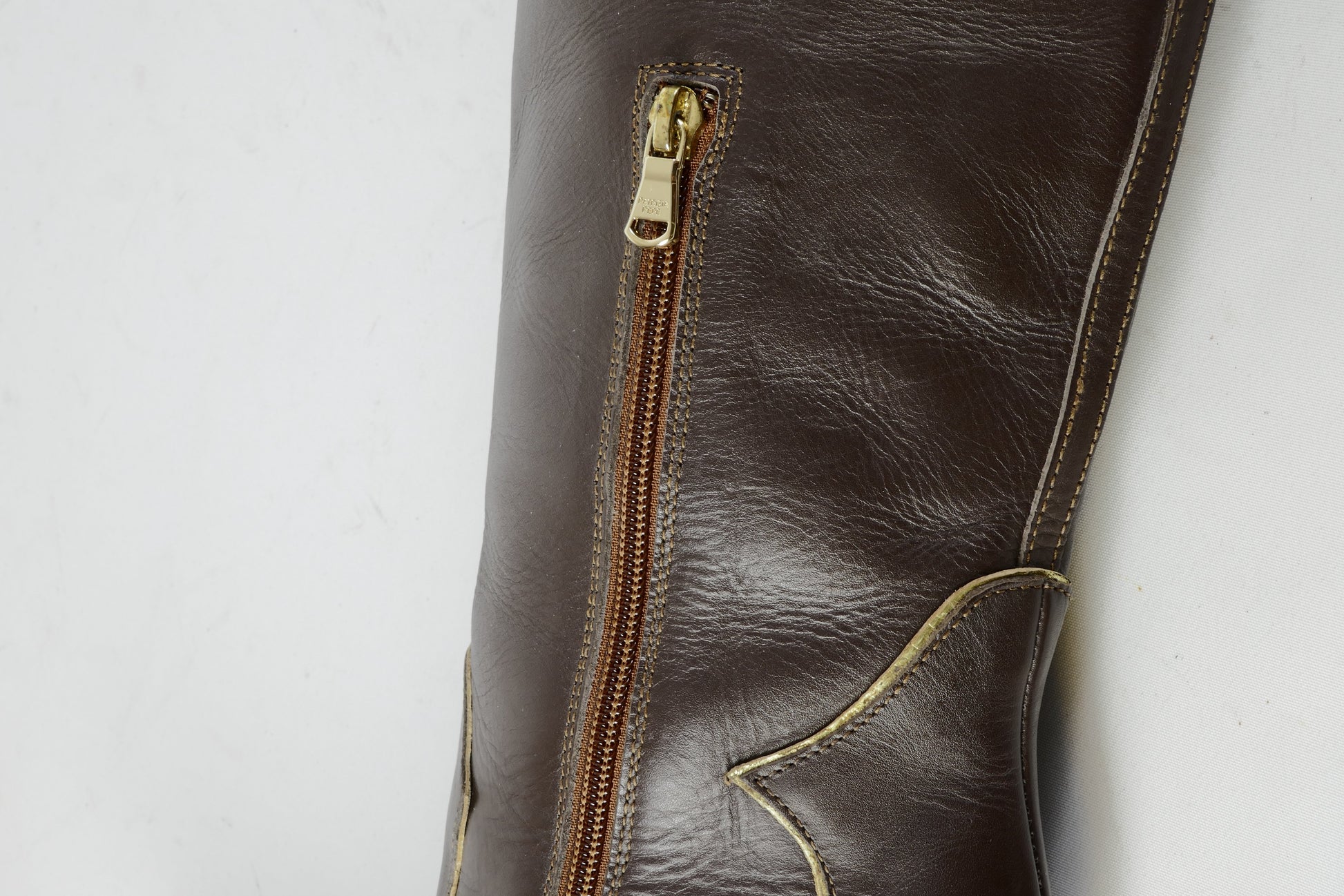 BUUTS Patrizia Pepe Overknees Leder dunkelbraun 224114-10
