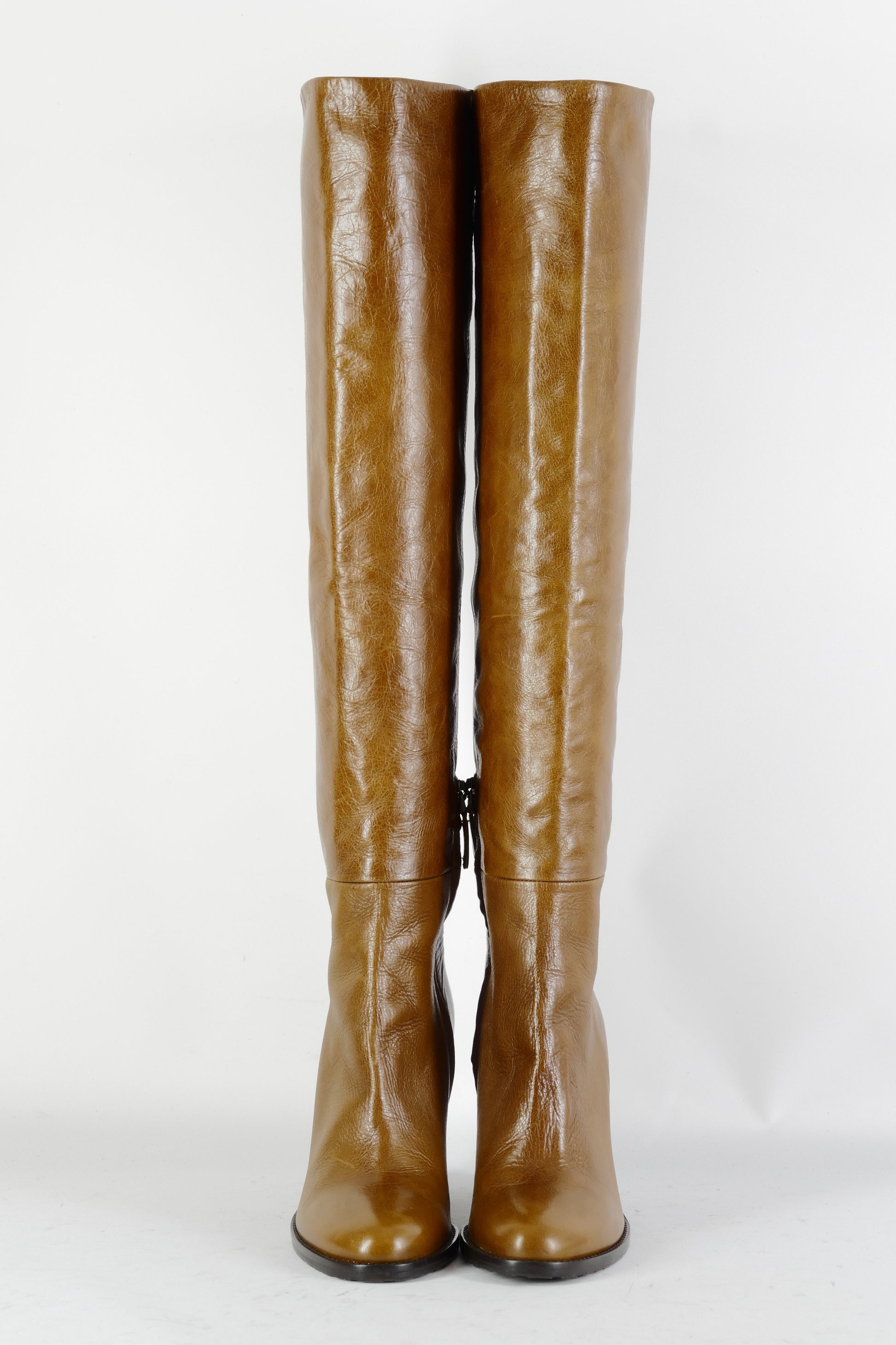 BUUTS Julie Dee Hohe Stiefel Leder cognac 224116-4