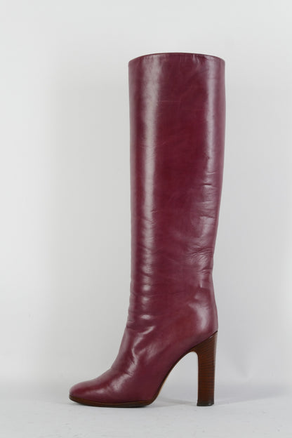 BUUTS Salmaso Vintage-Stiefel Leder bordeaux 224117-1