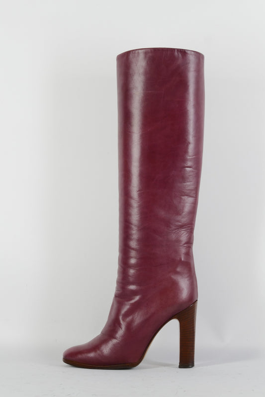 BUUTS Salmaso Vintage-Stiefel Leder bordeaux 224117-1