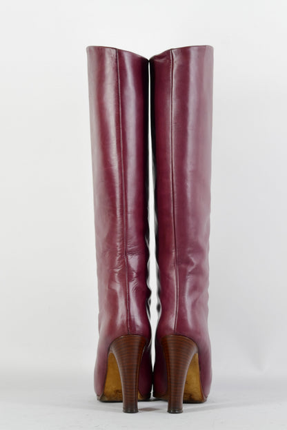 BUUTS Salmaso Vintage-Stiefel Leder bordeaux 224117-5