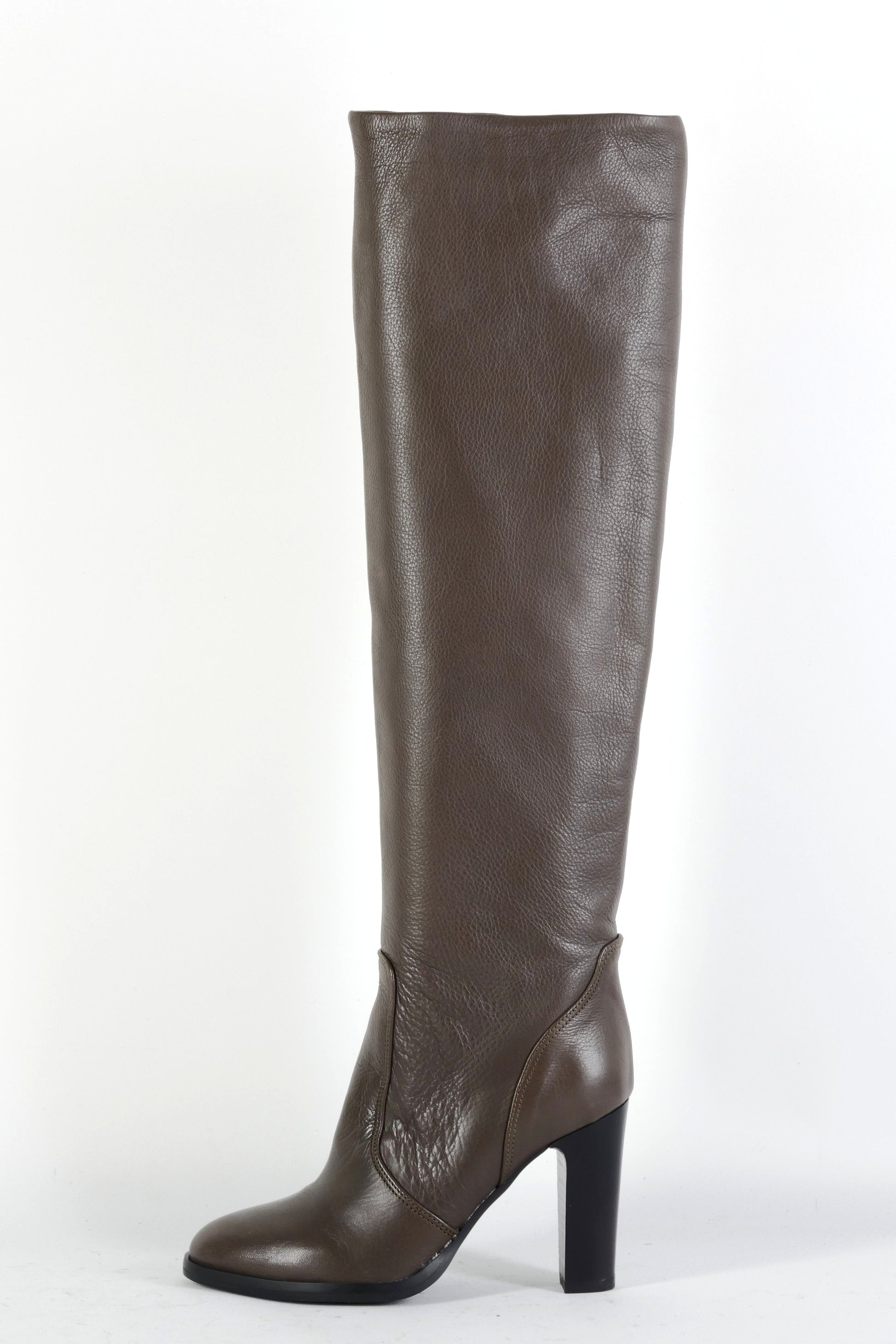 BUUTS Eden Hohe Stiefel Leder graubraun 224120-1