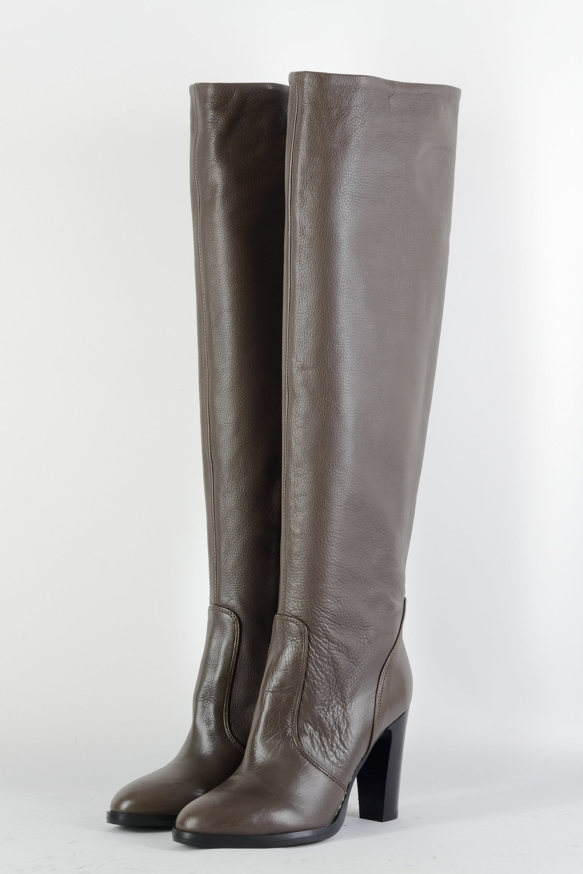 BUUTS Eden Hohe Stiefel Leder graubraun 224120-2