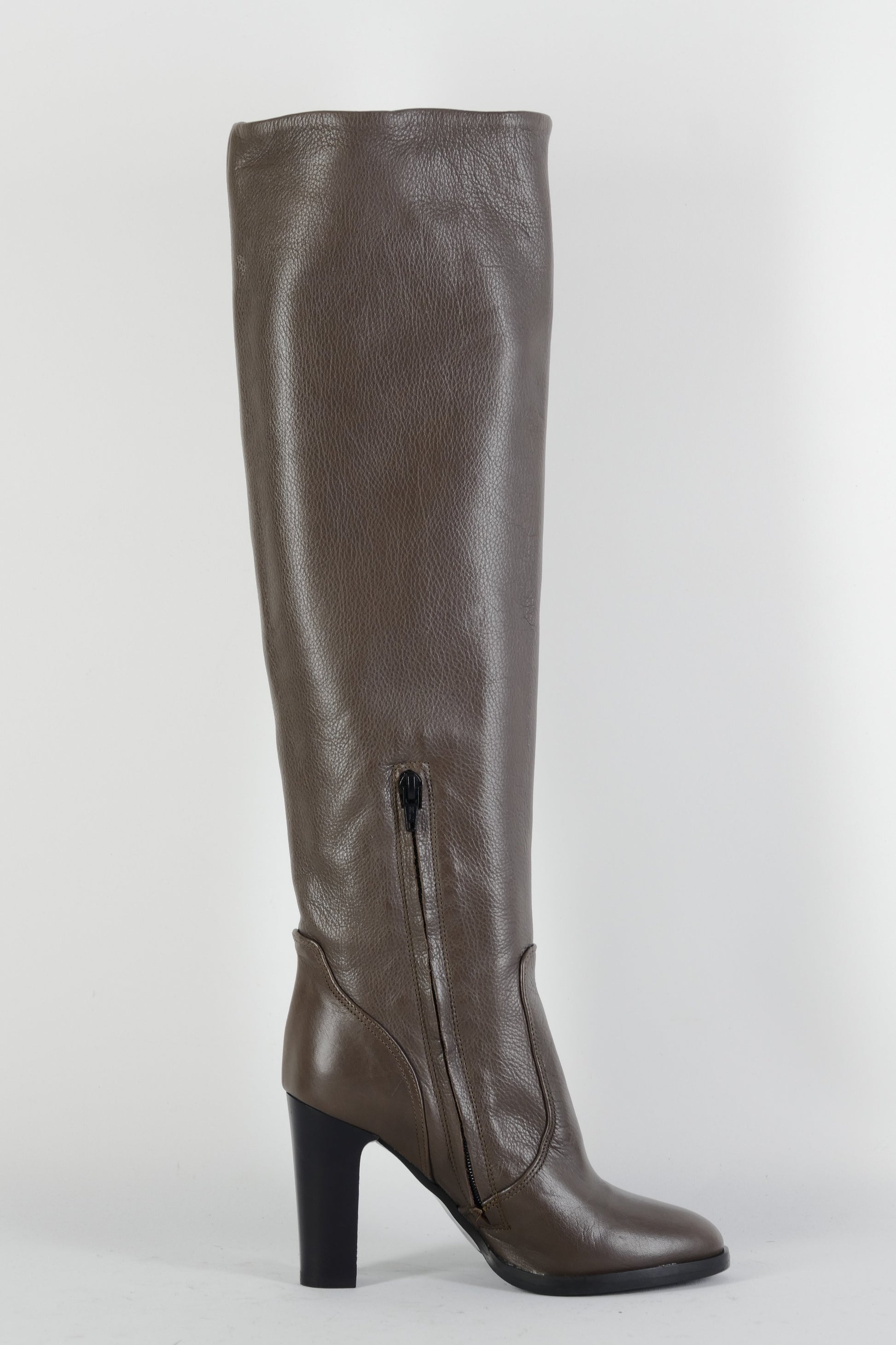 BUUTS Eden Hohe Stiefel Leder graubraun 224120-3
