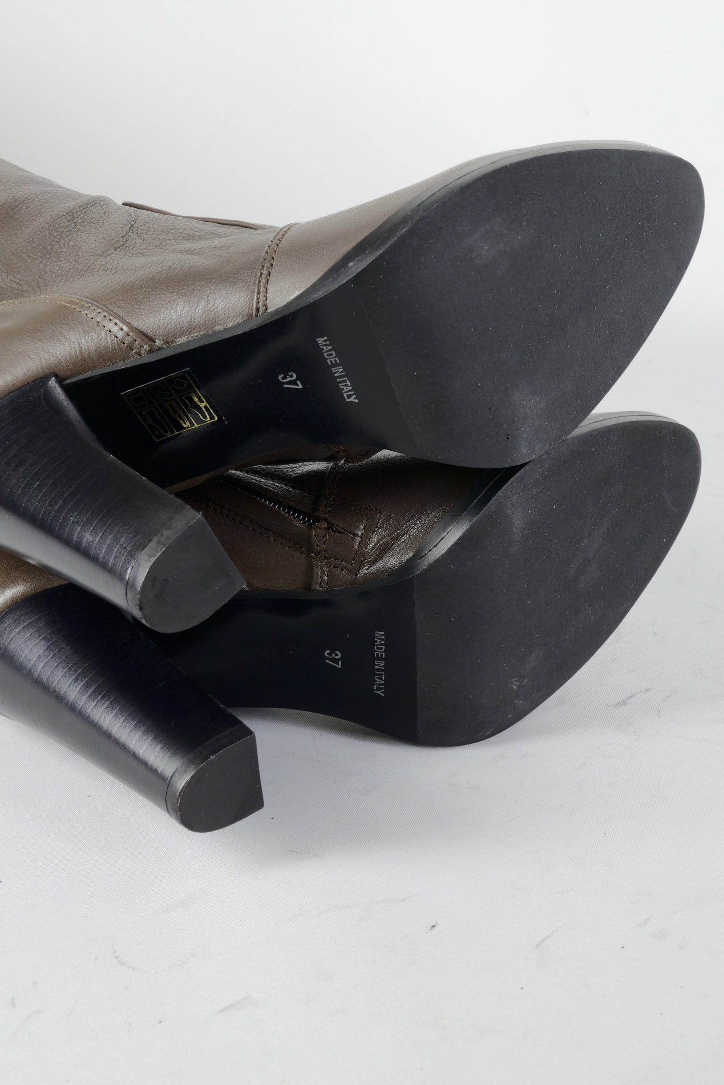BUUTS Eden Hohe Stiefel Leder graubraun 224120-8