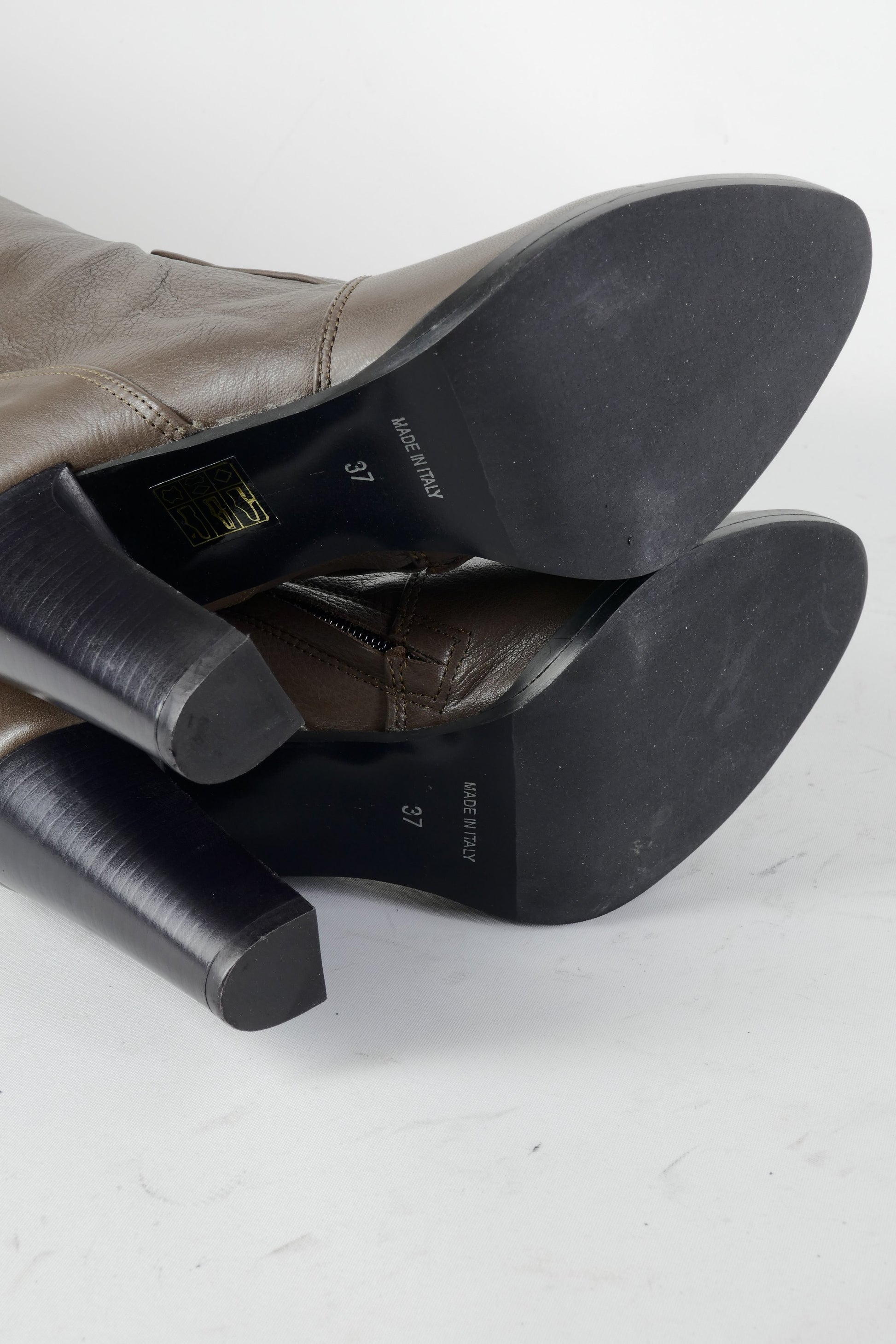 BUUTS Eden Hohe Stiefel Leder graubraun 224120-8