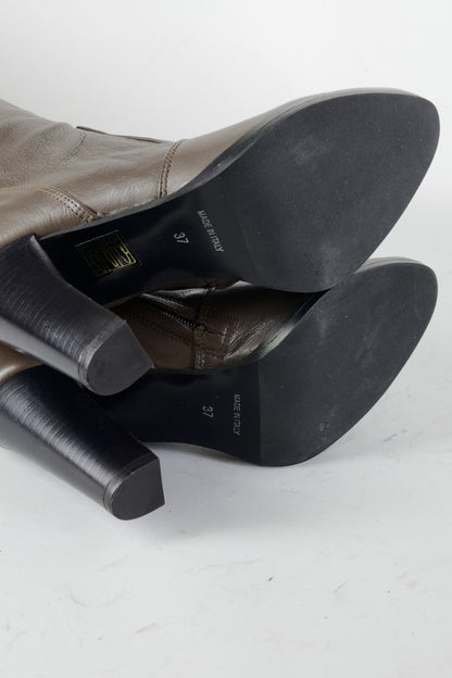 BUUTS Eden Hohe Stiefel Leder graubraun 224120-8