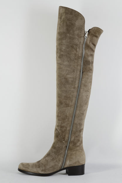 BUUTS Heyraud Overknees Wildleder graubraun 224121-1