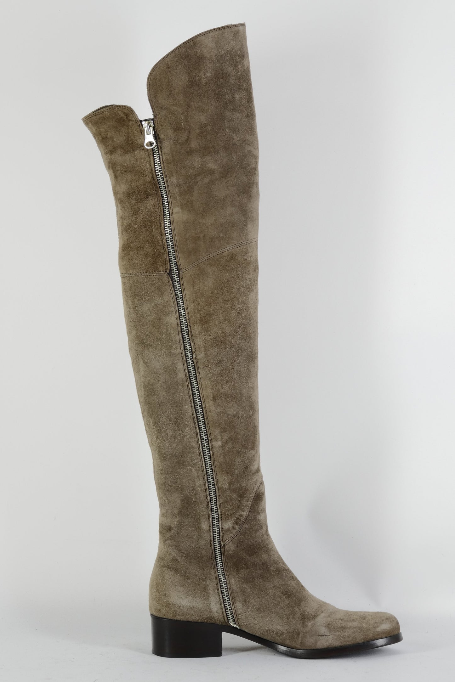 BUUTS Heyraud Overknees Wildleder graubraun 224121-3