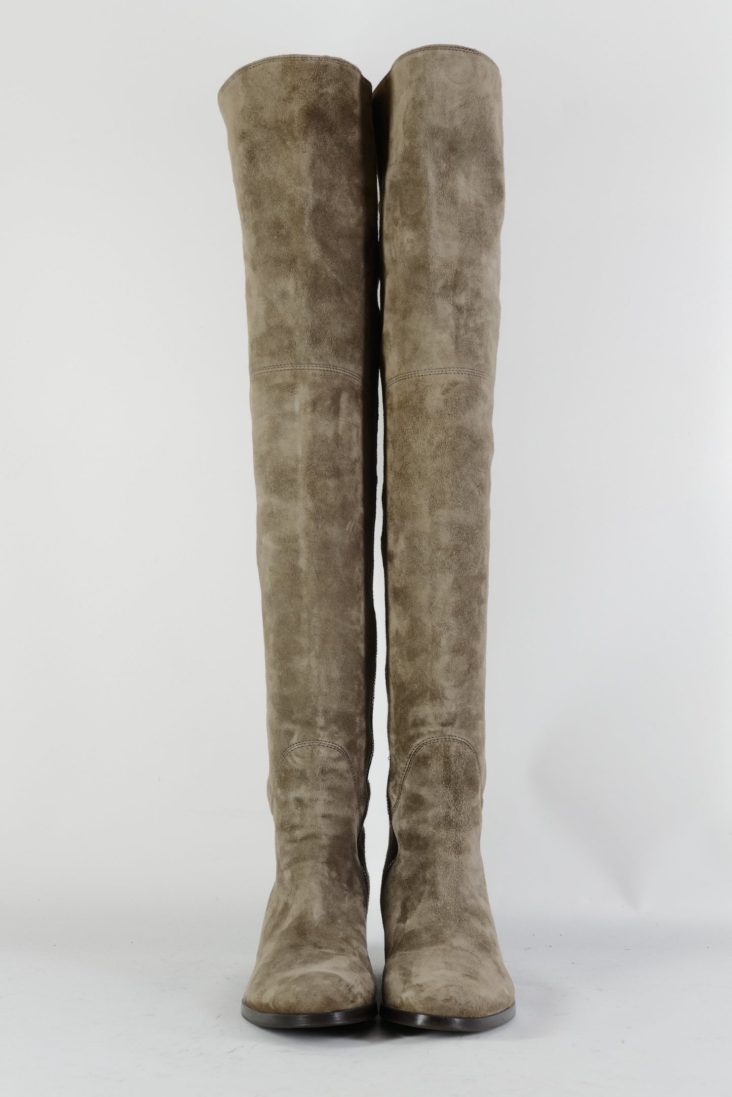 BUUTS Heyraud Overknees Wildleder graubraun 224121-4