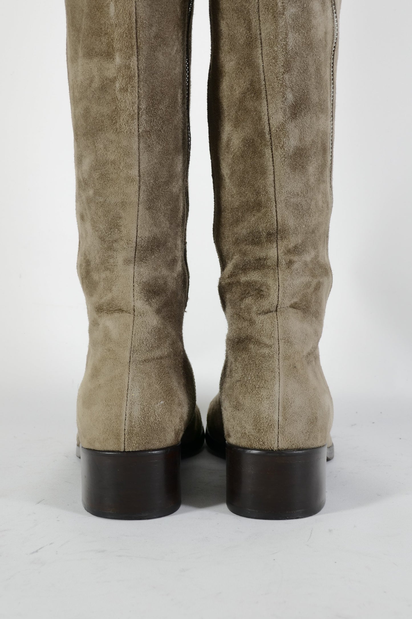 BUUTS Heyraud Overknees Wildleder graubraun 224121-6