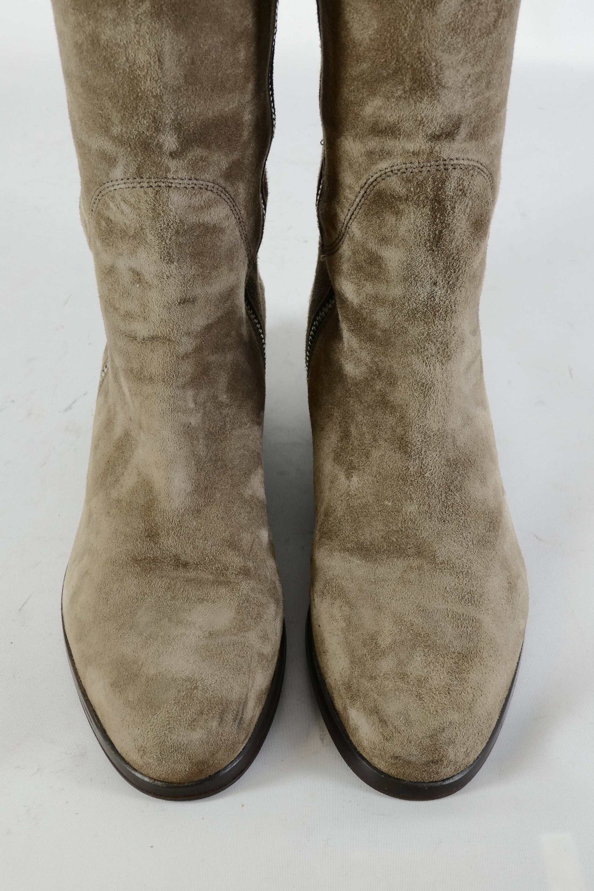 BUUTS Heyraud Overknees Wildleder graubraun 224121-7