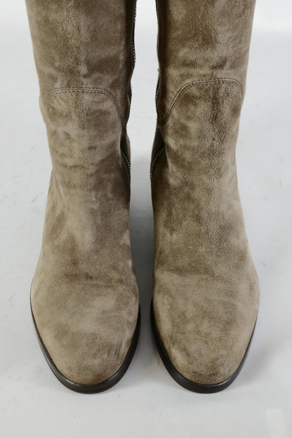 BUUTS Heyraud Overknees Wildleder graubraun 224121-7