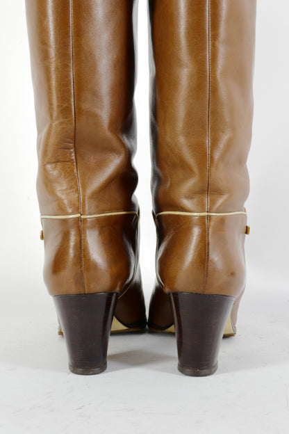 BUUTS Vincenzo La Porta Vintage-Stiefel Leder mittelbraun 224123-6