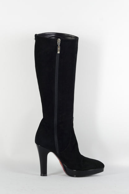 BUUTS Cesare Paciotti Stiefel Wildleder schwarz 224124-3