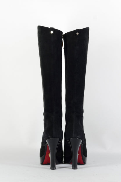 BUUTS Cesare Paciotti Stiefel Wildleder schwarz 224124-5