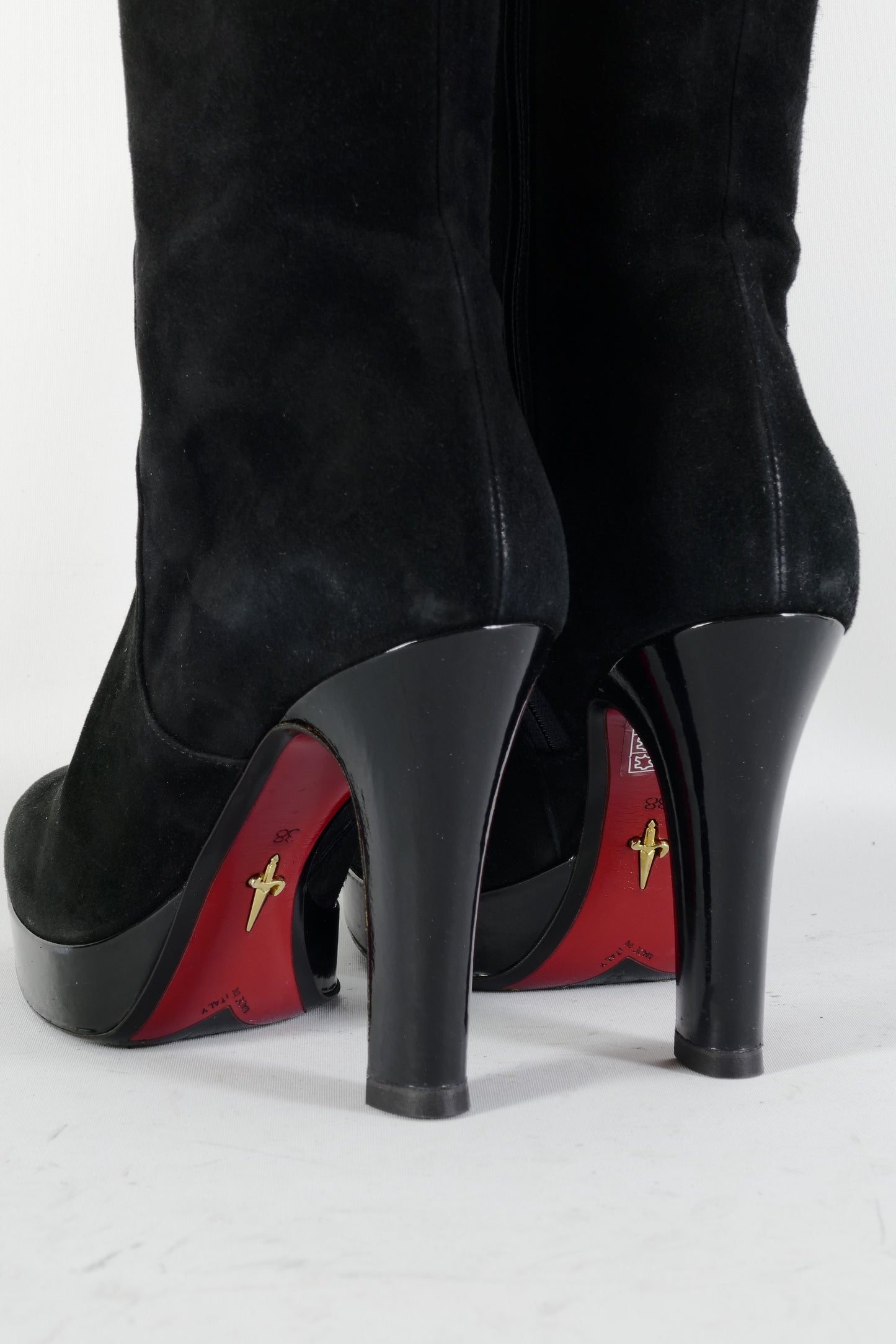 BUUTS Cesare Paciotti Stiefel Wildleder schwarz 224124-7