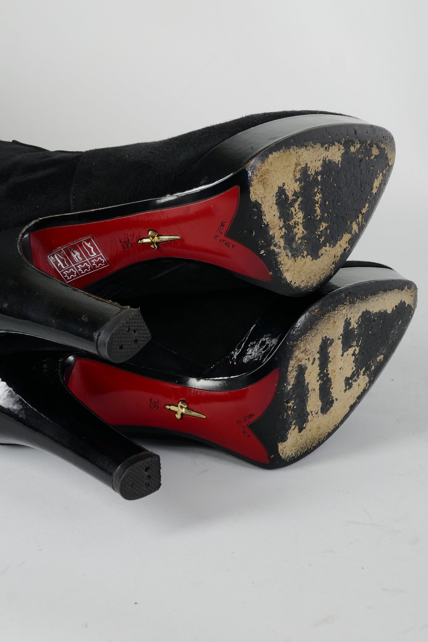 BUUTS Cesare Paciotti Stiefel Wildleder schwarz 224124-9