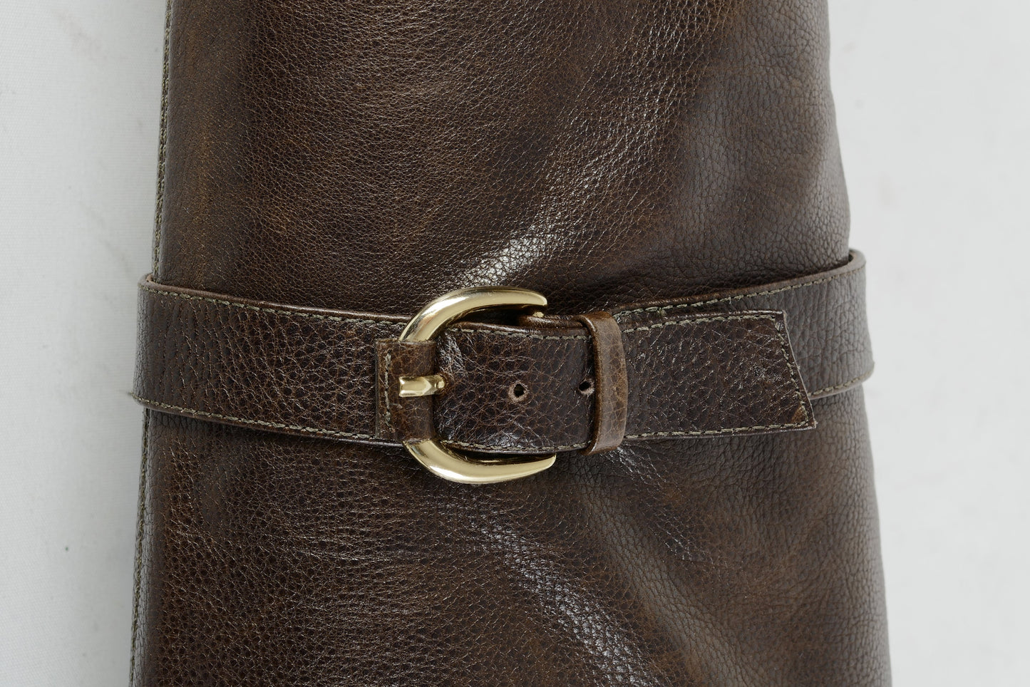 BUUTS Miezko Overknees Leder mittelbraun 224126-9