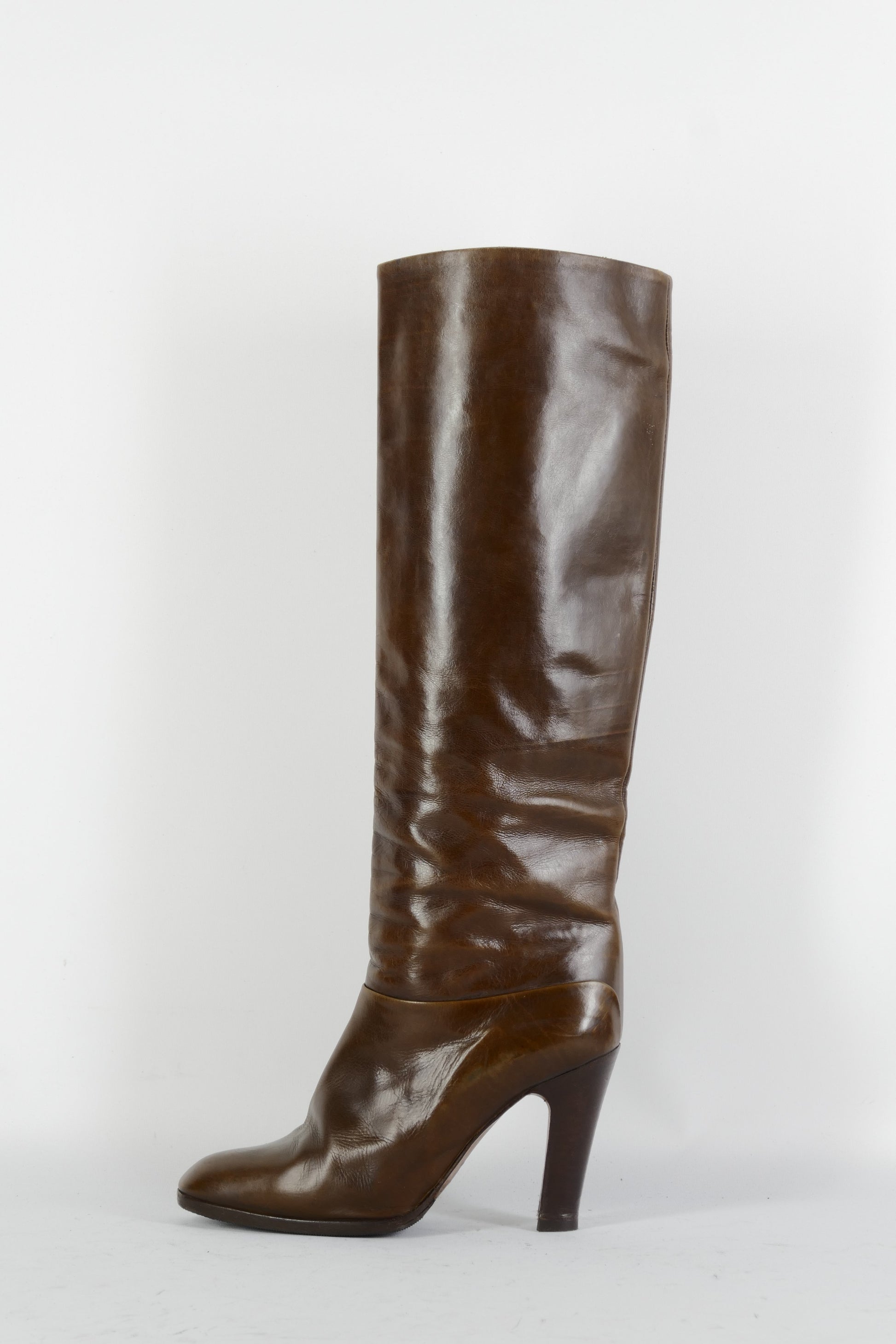 BUUTS Bargif Vintage-Stiefel Leder kastanie 224128-1