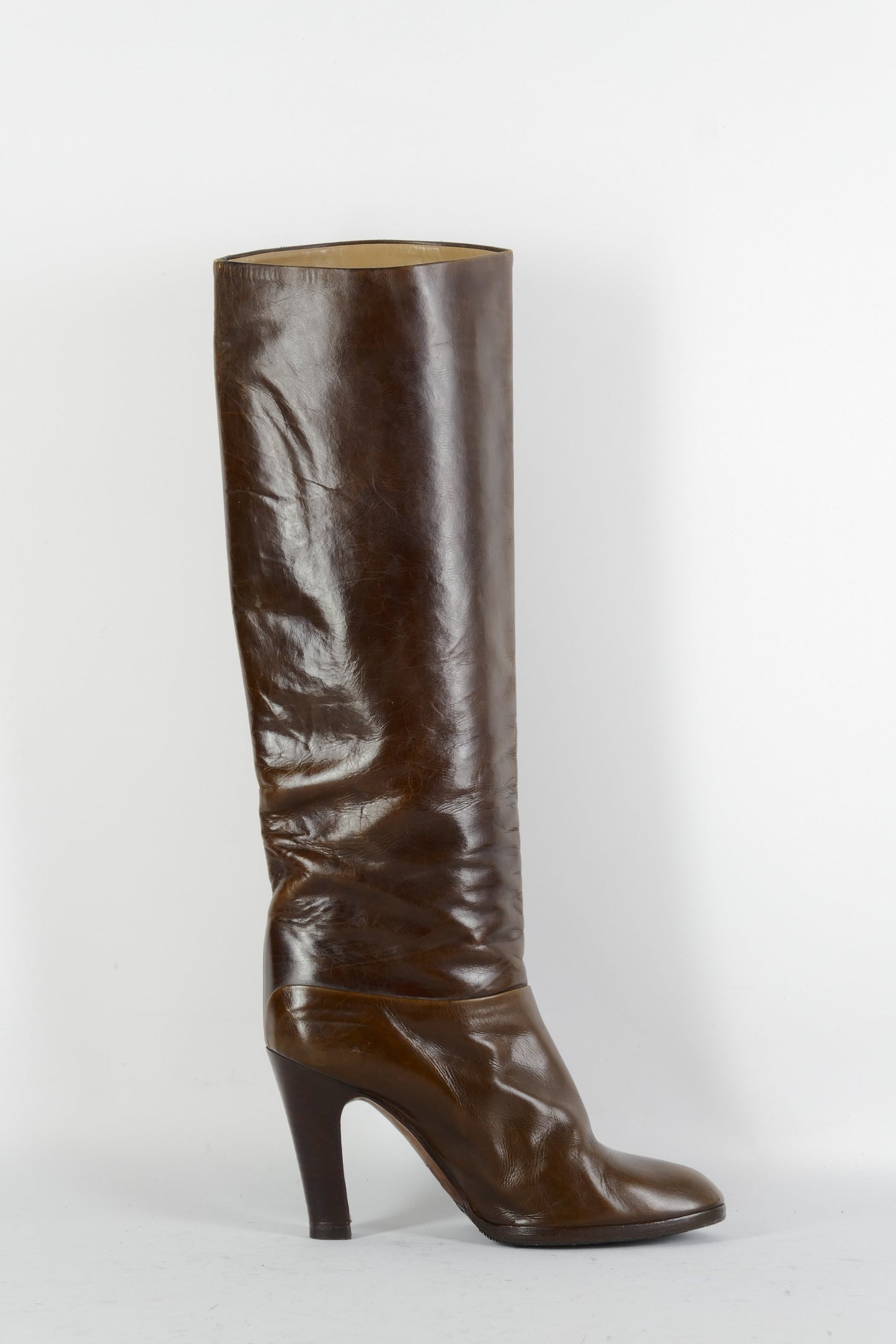 BUUTS Bargif Vintage-Stiefel Leder kastanie 224128-3