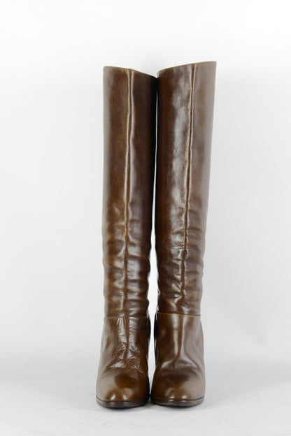 BUUTS Bargif Vintage-Stiefel Leder kastanie 224128-4