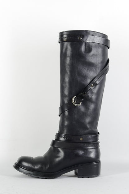 BUUTS Hogan Stiefel Leder schwarz 224129-1