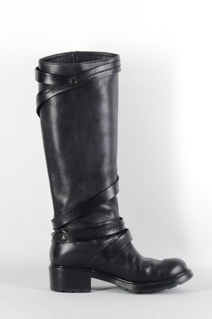 BUUTS Hogan Stiefel Leder schwarz 224129-3