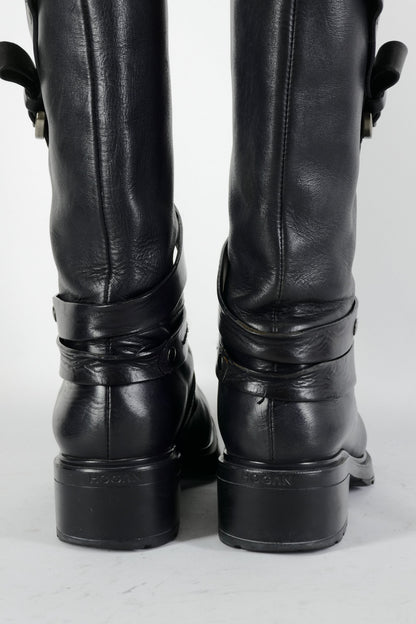 BUUTS Hogan Stiefel Leder schwarz 224129-6
