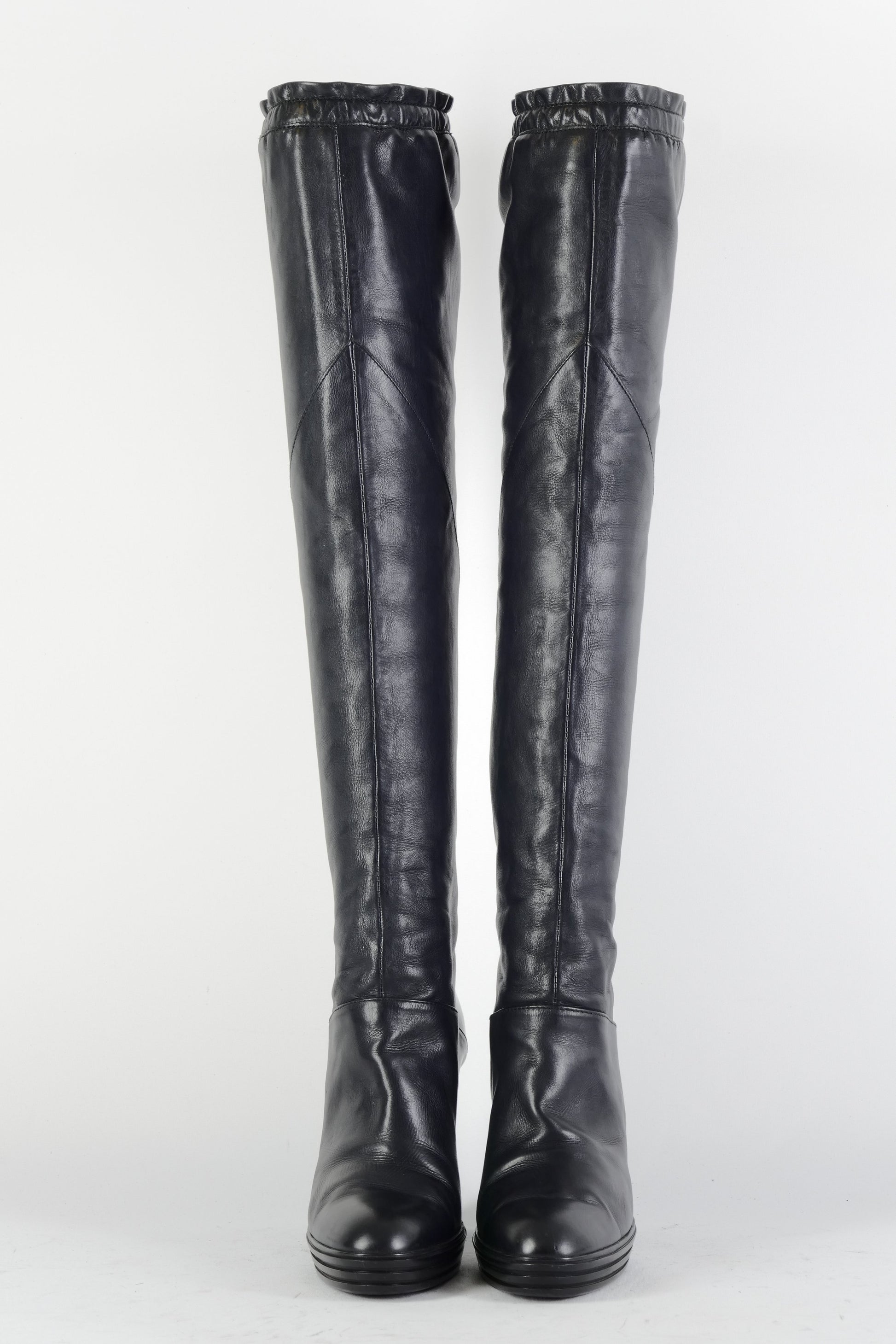 BUUTS Hogan Hohe Stiefel Leder schwarz 224130-4