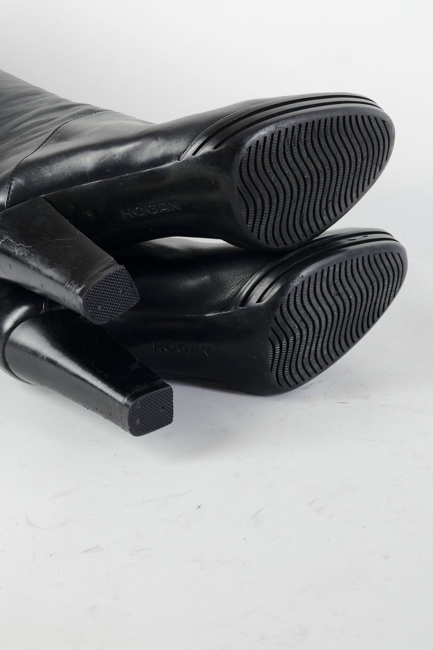 BUUTS Hogan Hohe Stiefel Leder schwarz 224130-8