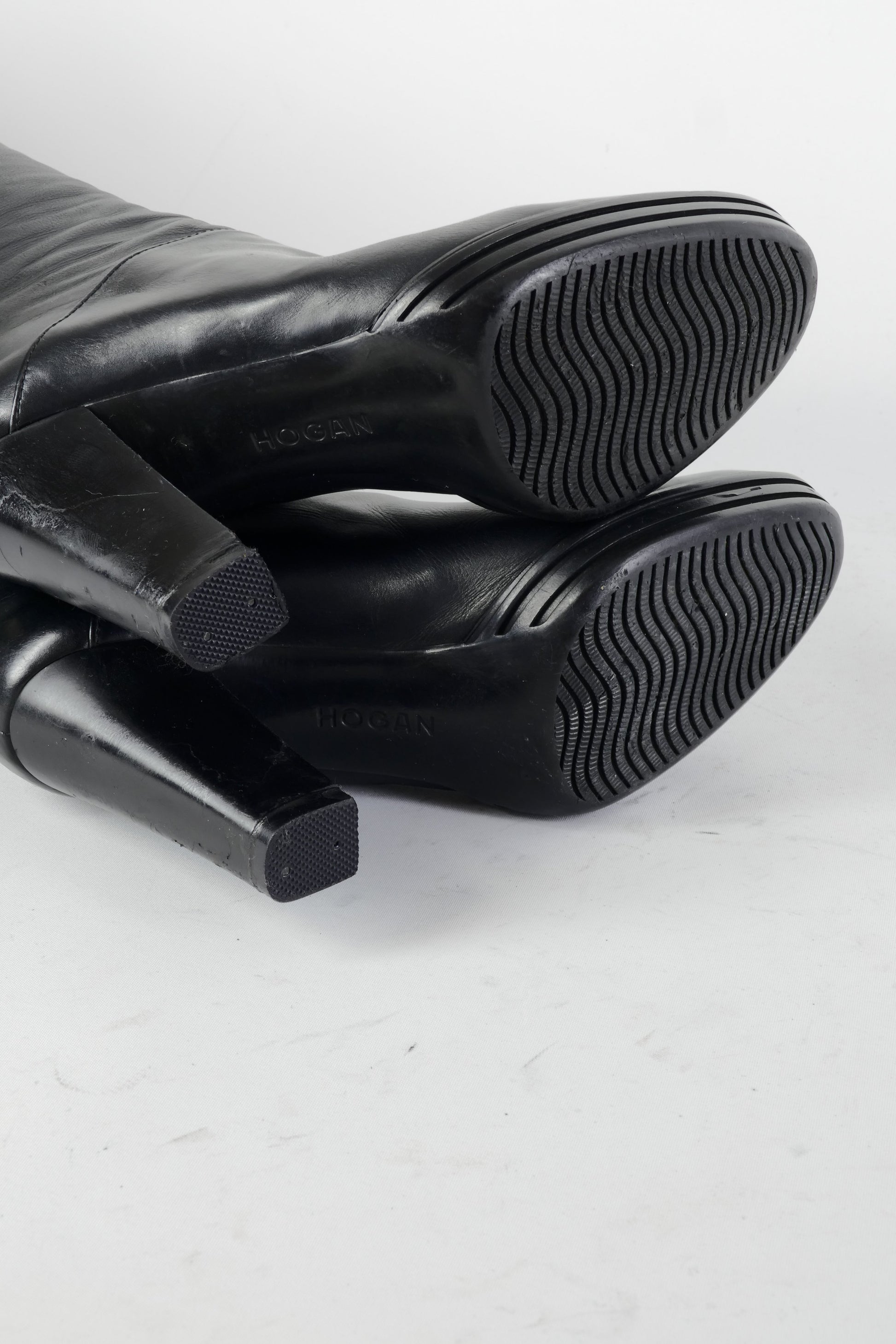 BUUTS Hogan Hohe Stiefel Leder schwarz 224130-8
