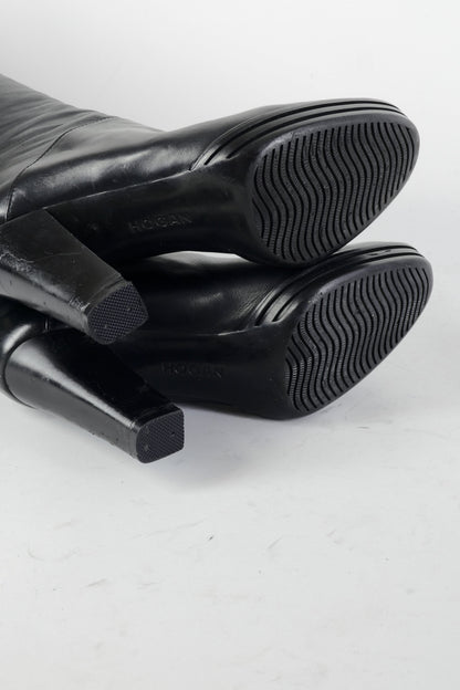 BUUTS Hogan Hohe Stiefel Leder schwarz 224130-8
