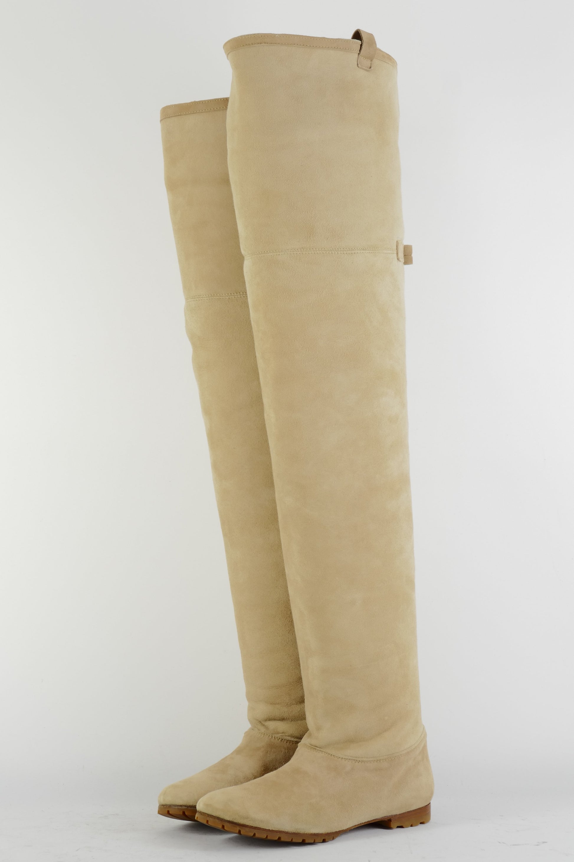 BUUTS Paul&Joe Overknees Wildleder camel 225001-2