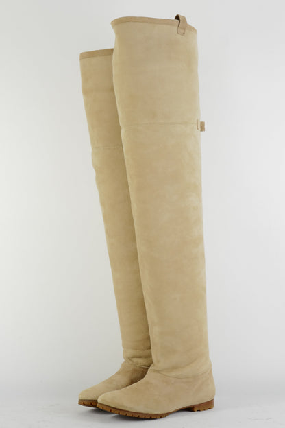 BUUTS Paul&Joe Overknees Wildleder camel 225001-2