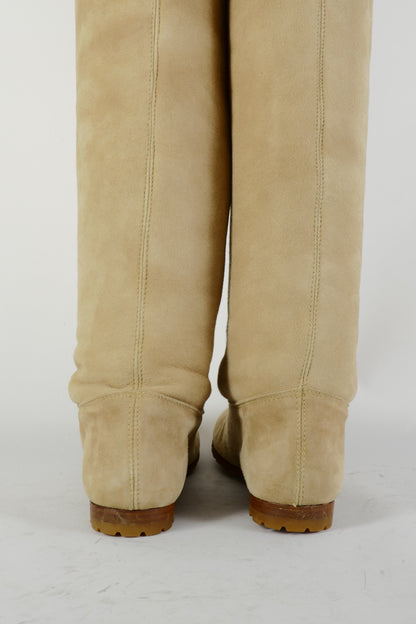 BUUTS Paul&Joe Overknees Wildleder camel 225001-4