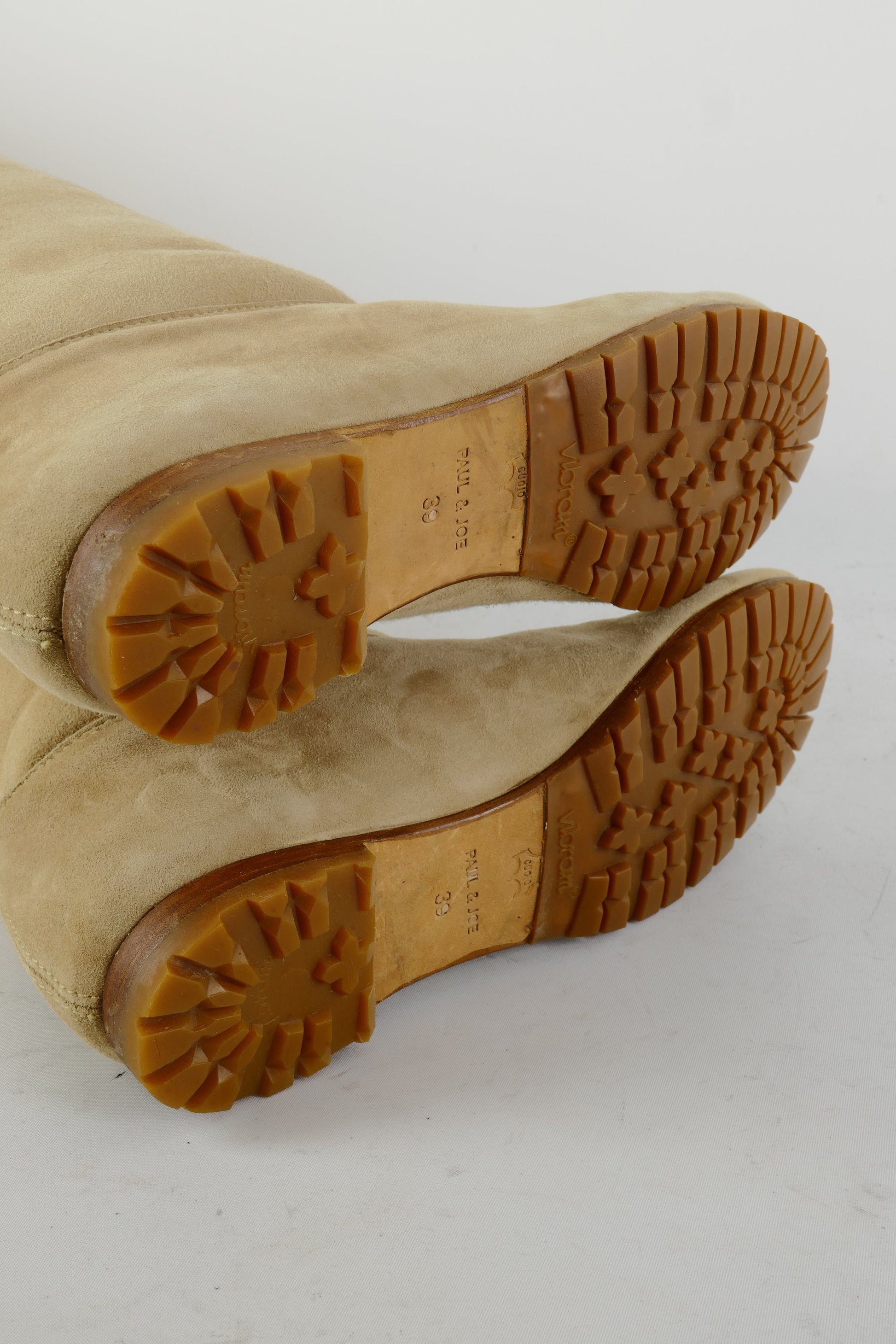 BUUTS Paul&Joe Overknees Wildleder camel 225001-6
