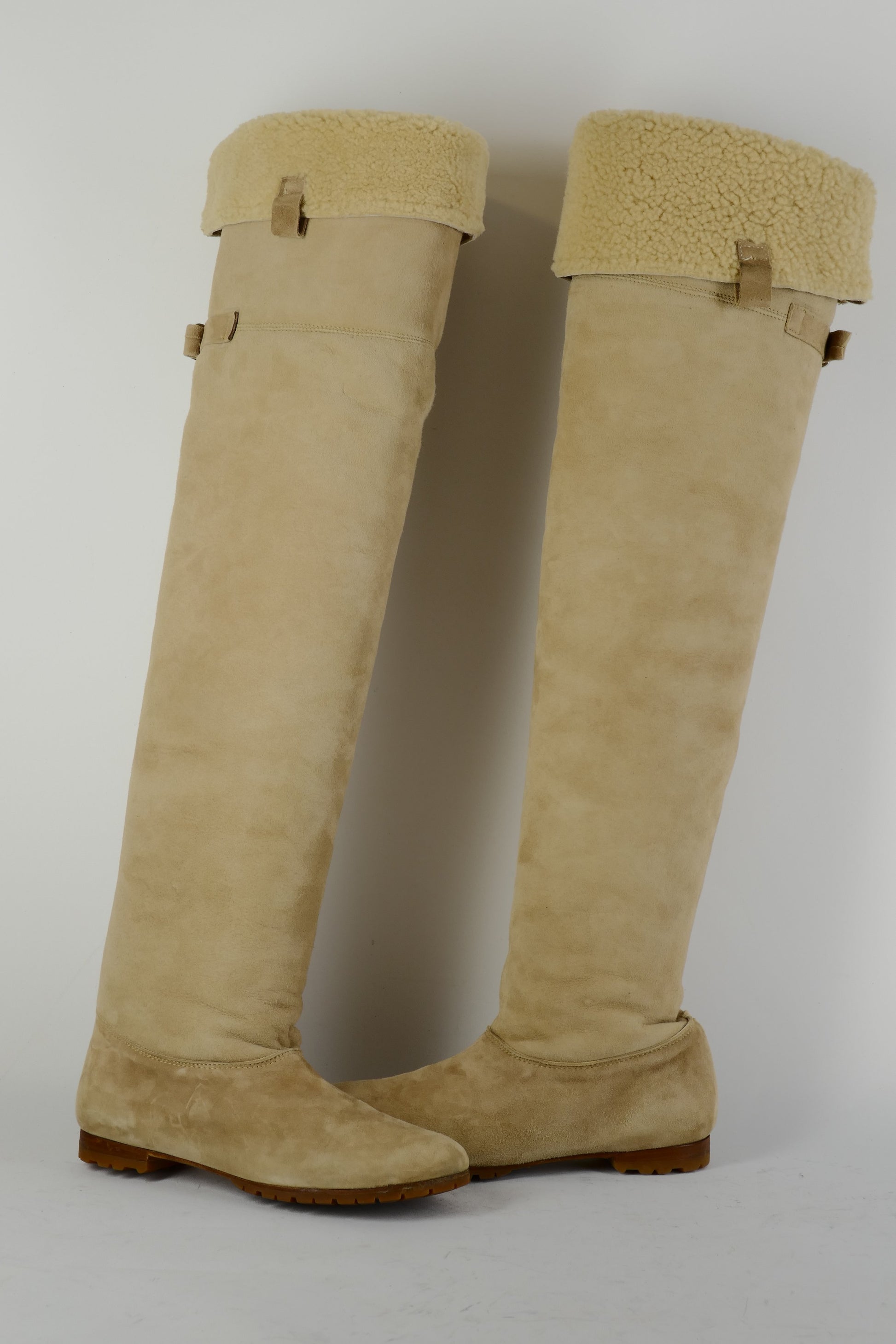 BUUTS Paul&Joe Overknees Wildleder camel 225001-9