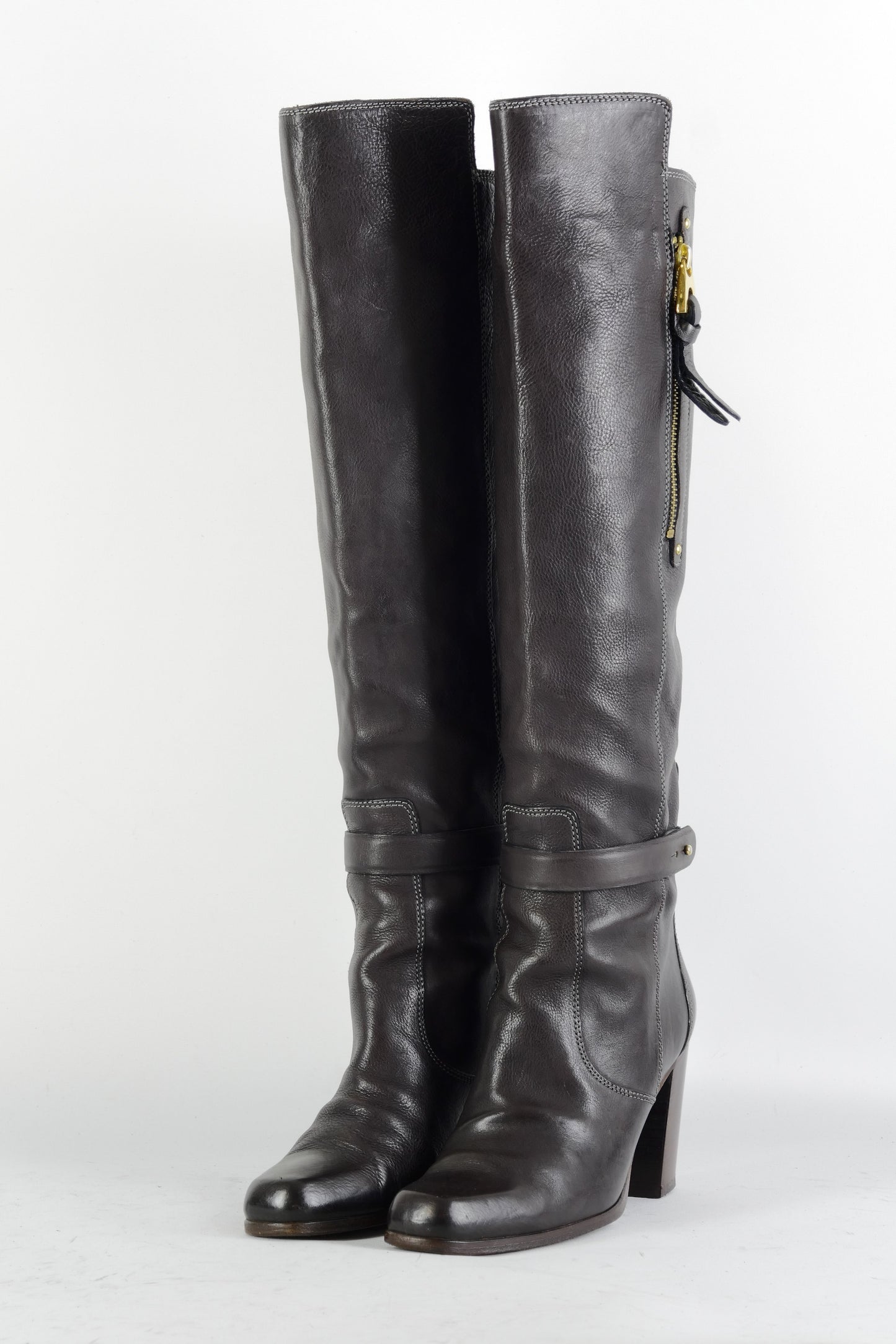BUUTS Barbara Bui Stiefel Leder dunkelbraun 225004-2