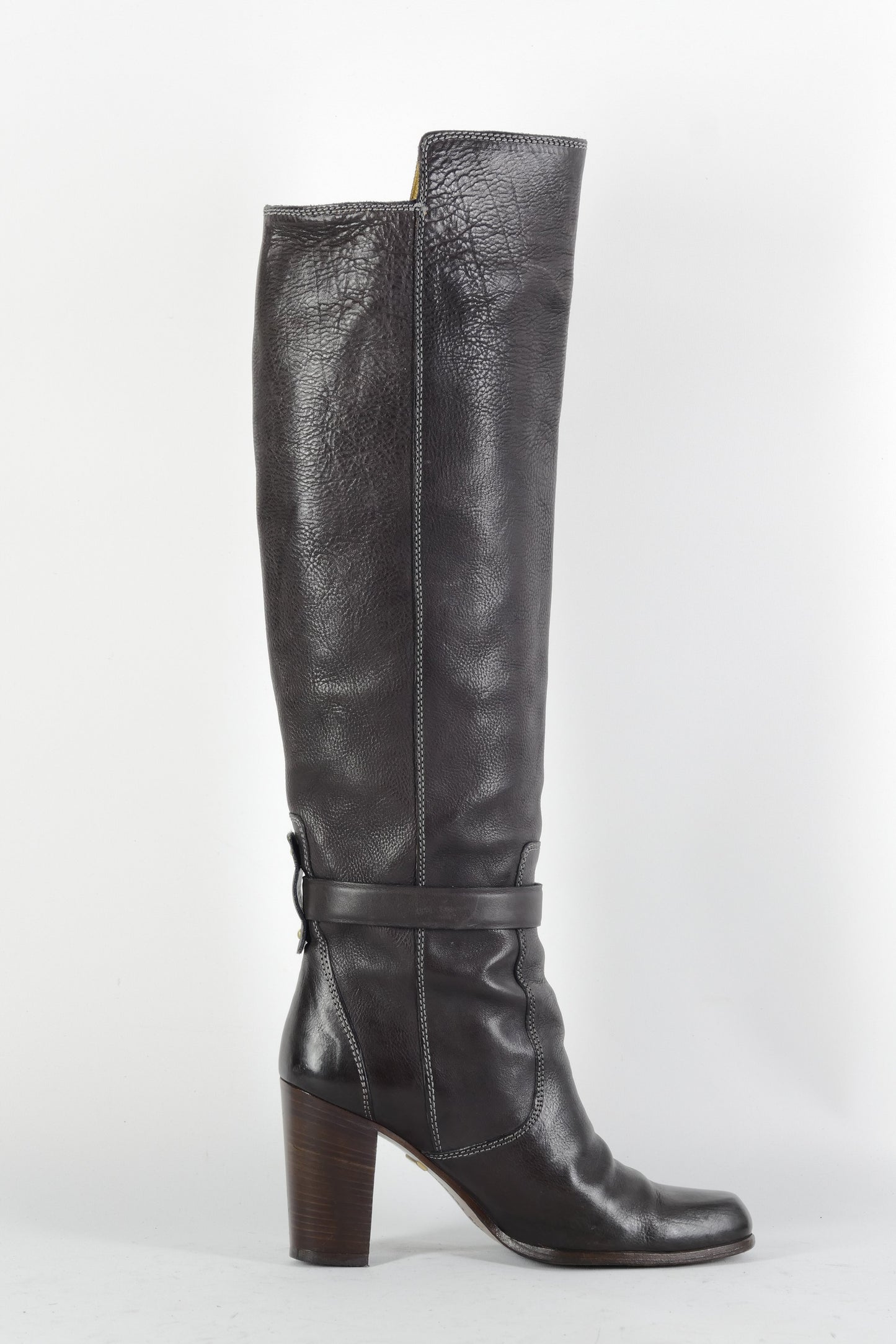 BUUTS Barbara Bui Stiefel Leder dunkelbraun 225004-3