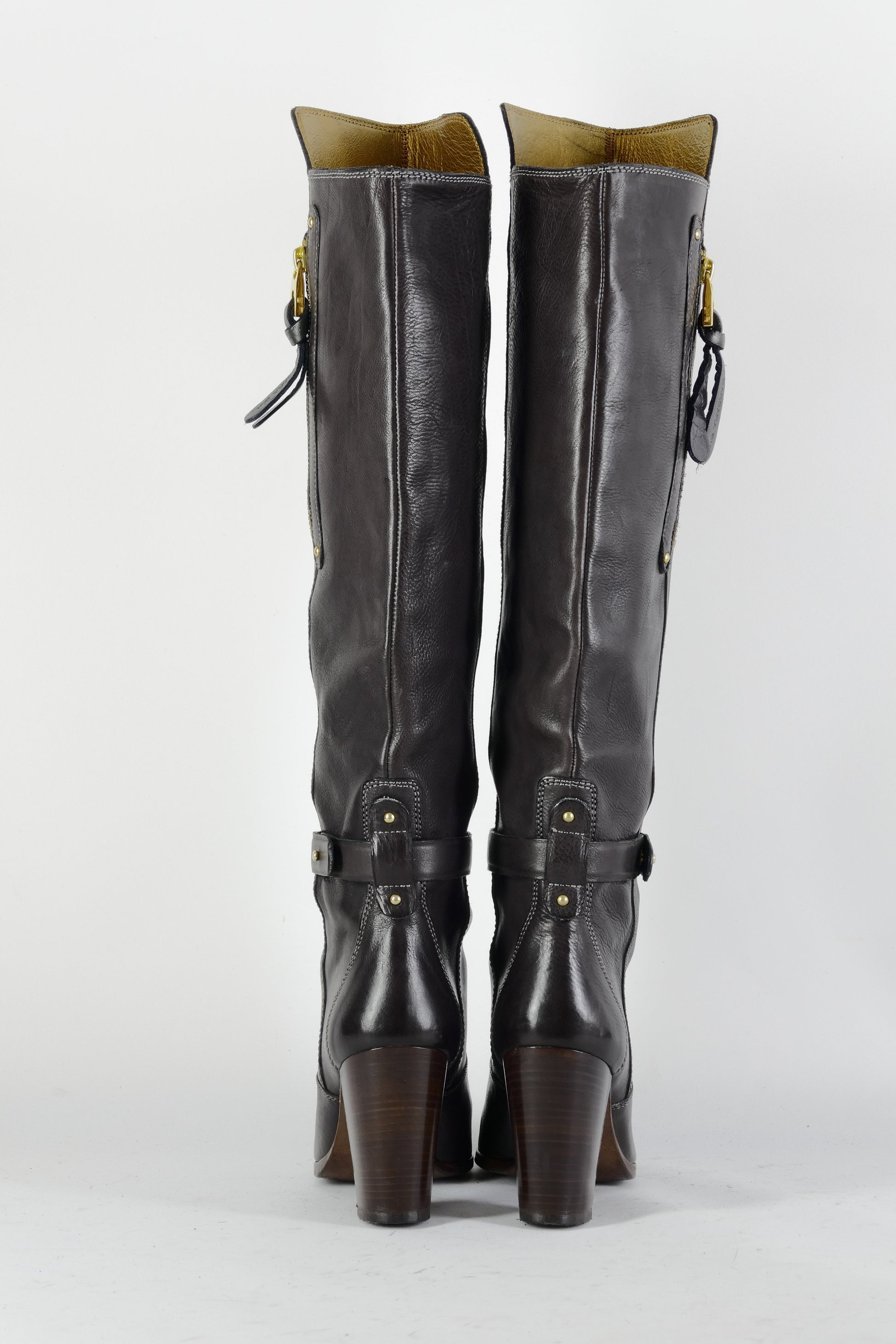 BUUTS Barbara Bui Stiefel Leder dunkelbraun 225004-5