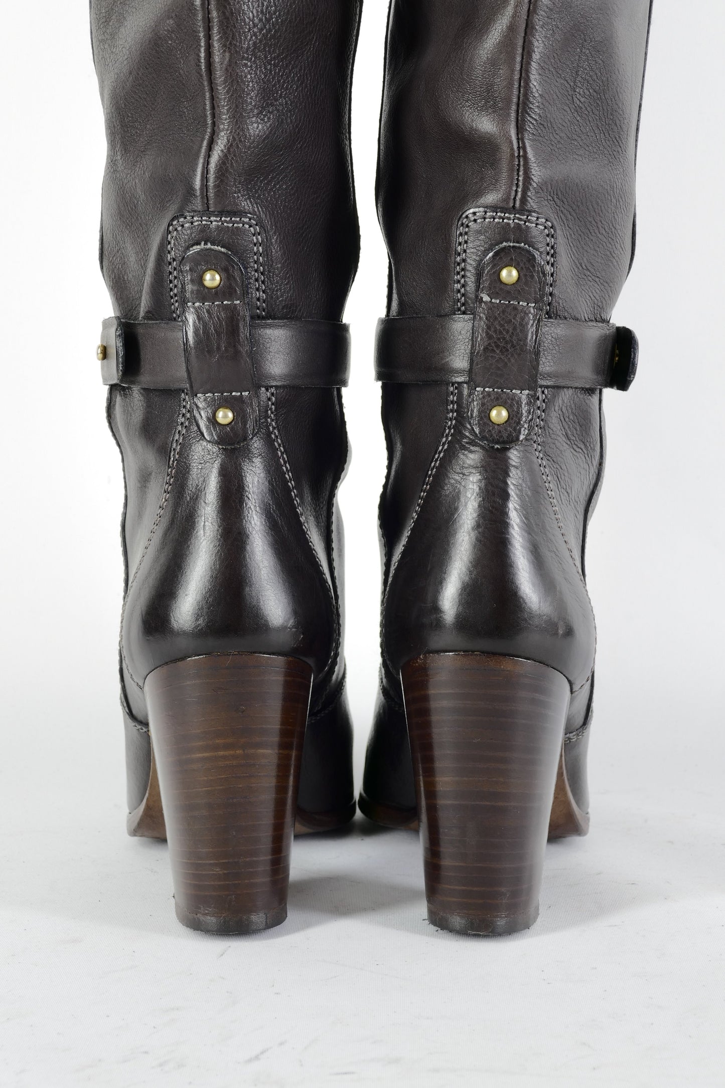 BUUTS Barbara Bui Stiefel Leder dunkelbraun 225004-6
