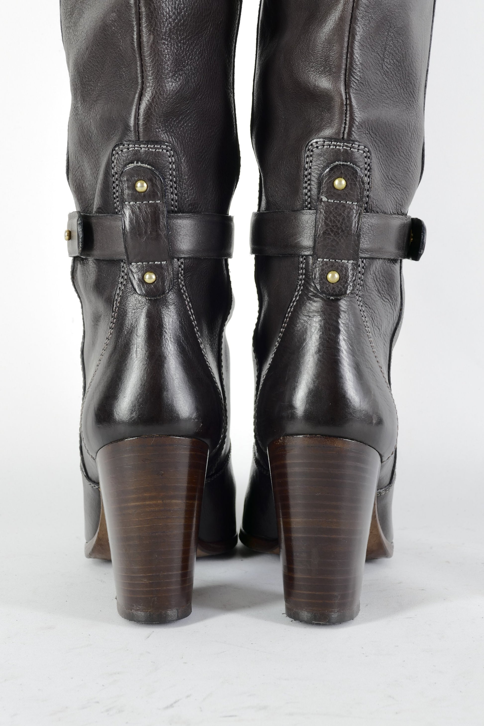 BUUTS Barbara Bui Stiefel Leder dunkelbraun 225004-6