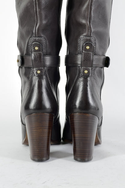BUUTS Barbara Bui Stiefel Leder dunkelbraun 225004-6